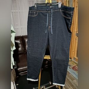 LEI Men's Deep Indigo Relaxed Jeans